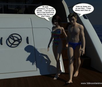 Crazy family gang-bang in the blue water Porn Comics